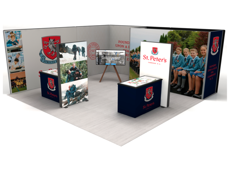 Customised Stand for St Peter's Cambridge
