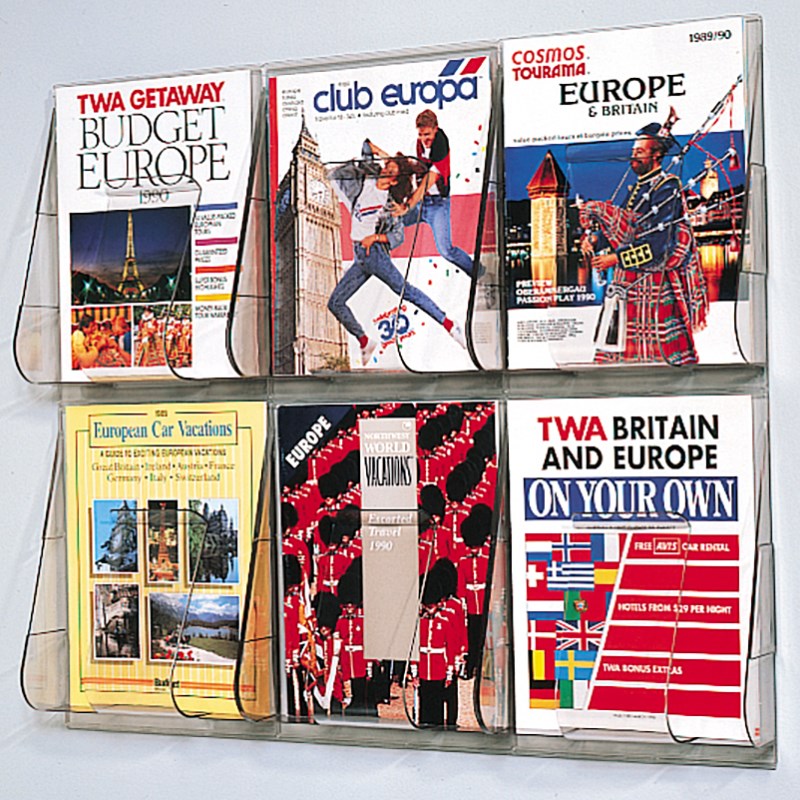 Brochure holders, brochure stands & literature racks