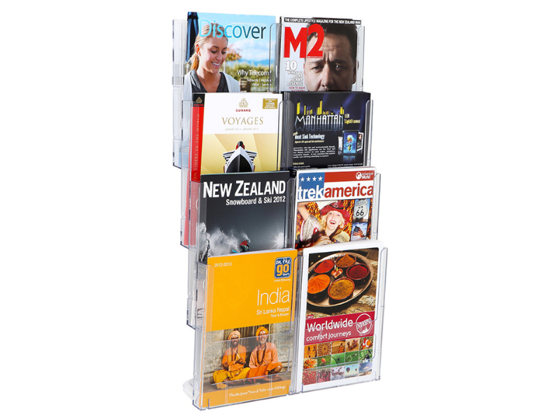 Wall Mounted Brochure, Business Card & Sign Holders