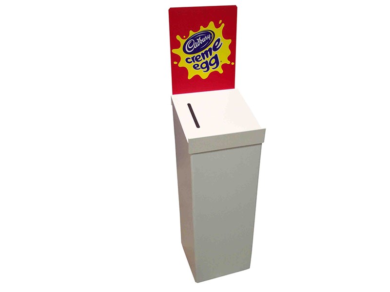Stand Tall 300 Corflute Floor Competition Entry Boxes
