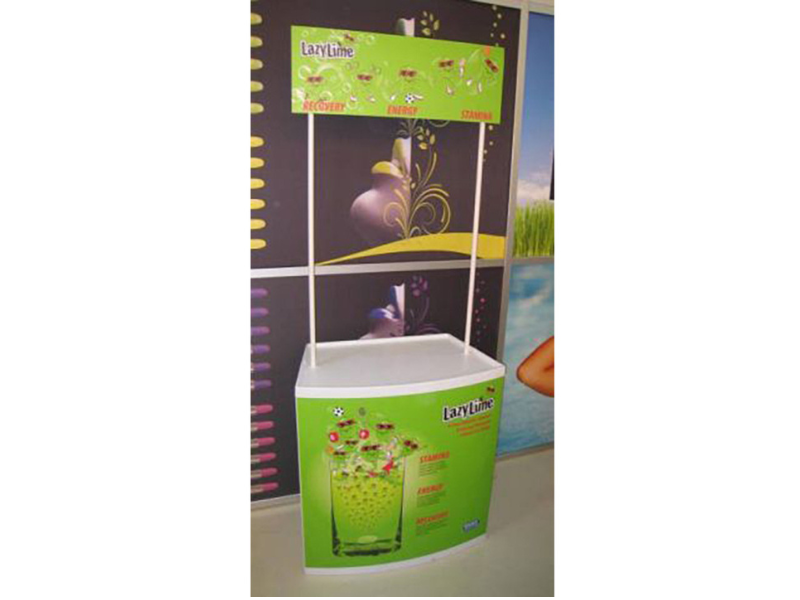 Retail Demonstrator table with header