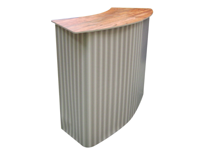 Curved Custom Demonstration Table