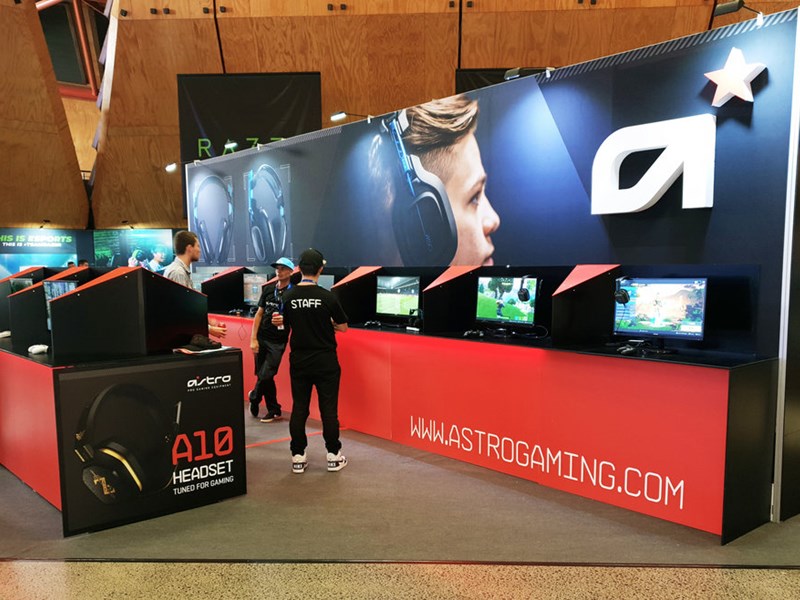 Trade show stand for PB Tech Expo