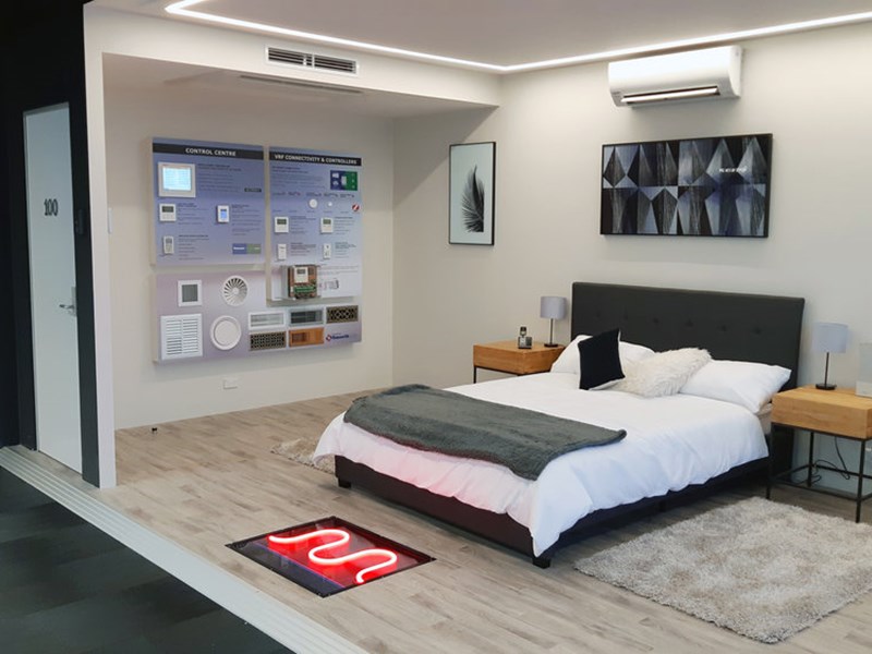 Panasonic Heat Pump | Bedroom Merchandising