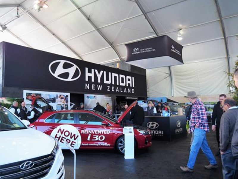 Hyundai Exhibition Stand at Fieldays