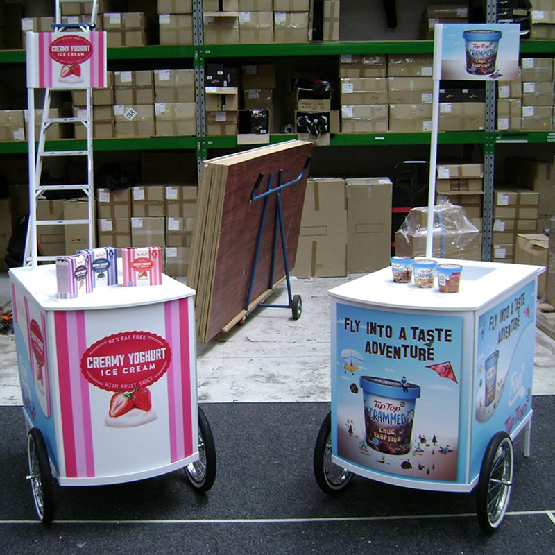 Sampling Product Display In-Store Product Demonstration Displays & Sampling Stands