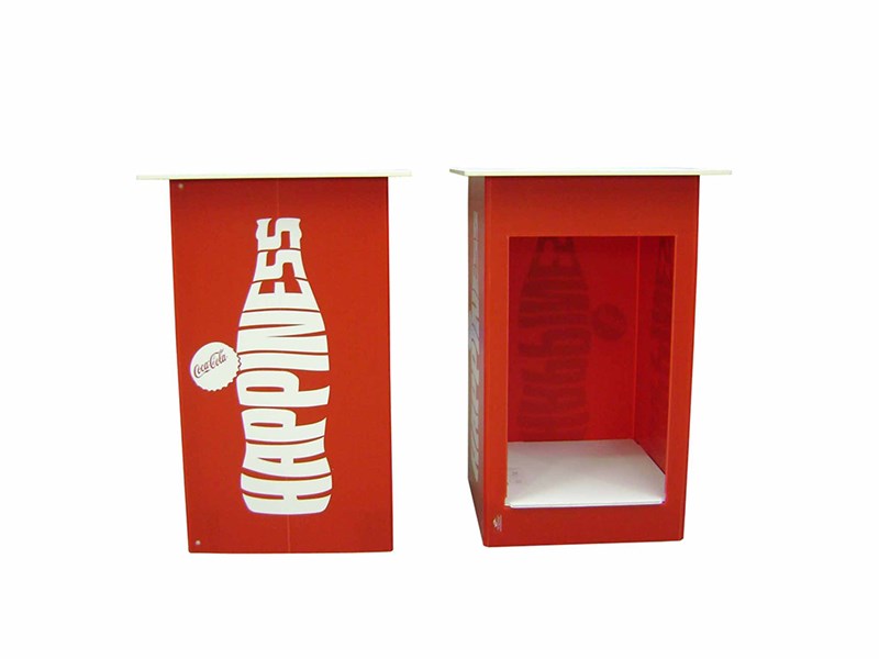 Presenter 600 showing storage shelf in the back