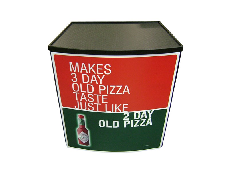 Superlight 800 table with branded front panel