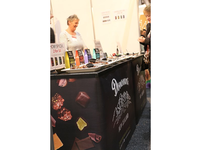 Superlight 1200s being used at a food and sampling trade show