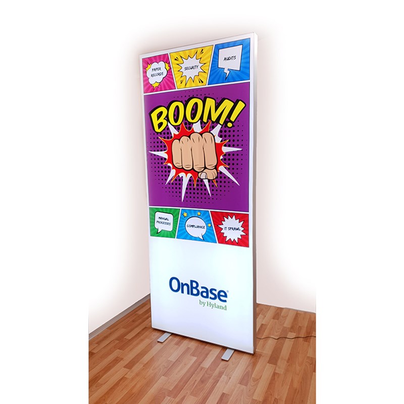 Illuminated Bannerstands-brandstand-nz