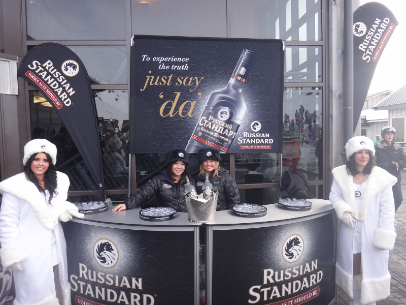 Russian Standard Vodka Sampling