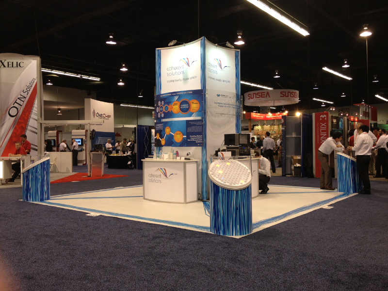 Exhibition stand for Coherent Solutions