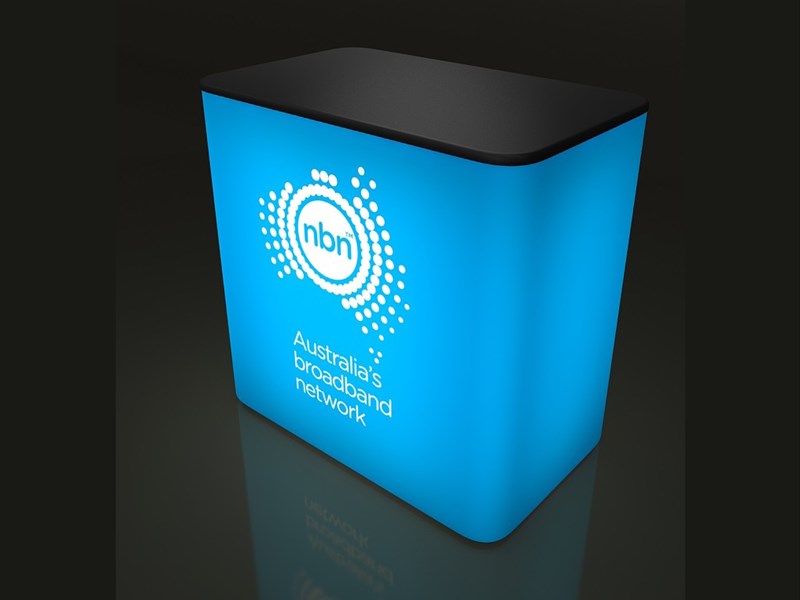 Rectangular Inflatable & Illuminated Counter