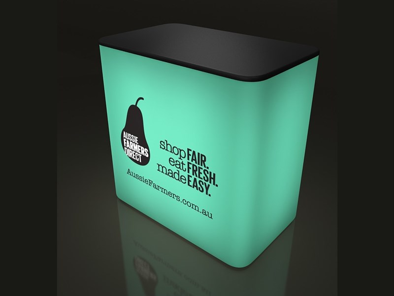 Rectangular Inflatable & Illuminated Counter