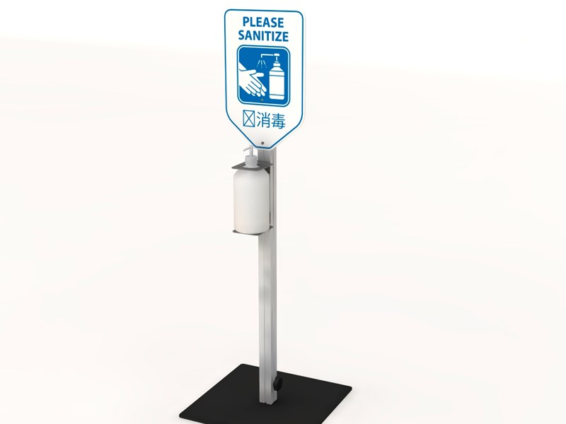 Sanitiser Stations to ensure people maintain good hygiene standards