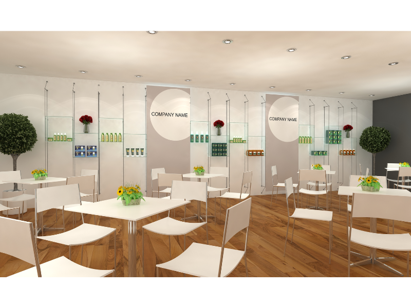 Cable Suspension Display - offices