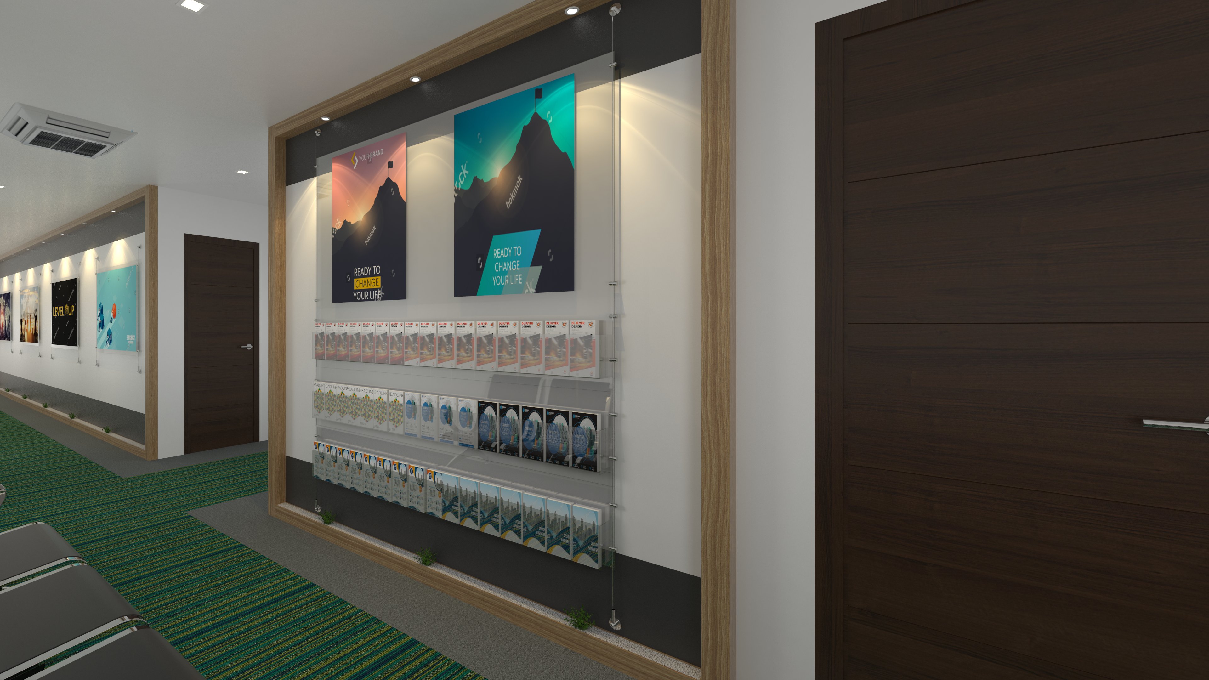 Cable Suspension Display - real estate