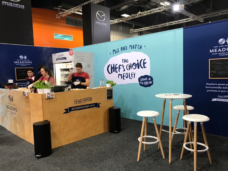 F&B Product Sampling | Meadow Mushrooms  |  The Food Show