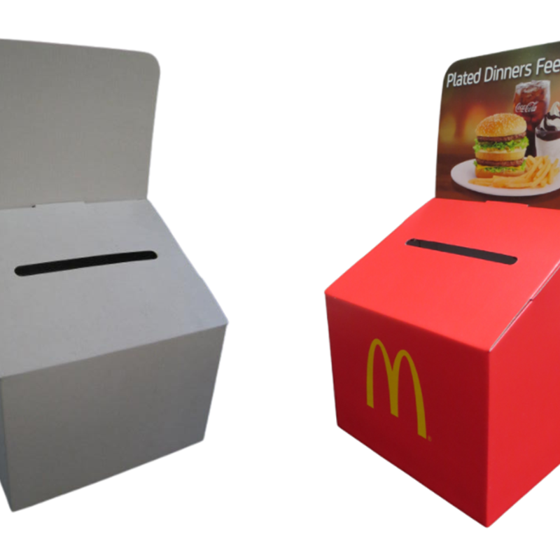 Cardboard Competition Entry Boxes | Ballot Boxes
