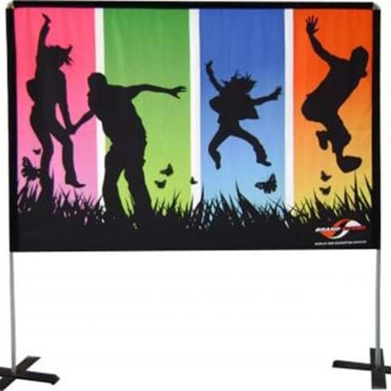 Printed portable billboard