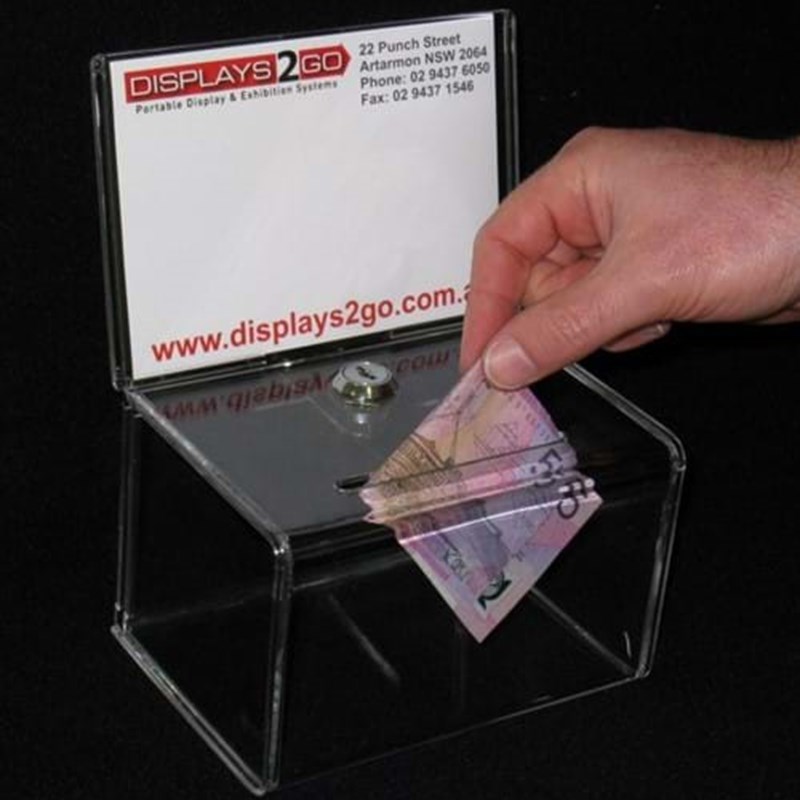 Perspex entry box