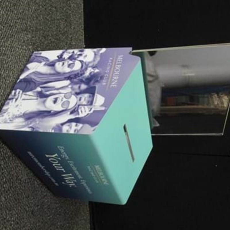 Perspex box with all over printing