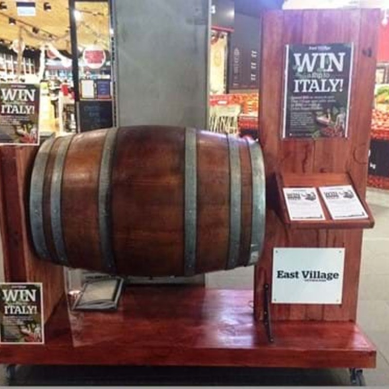 Wine barrel competition entry