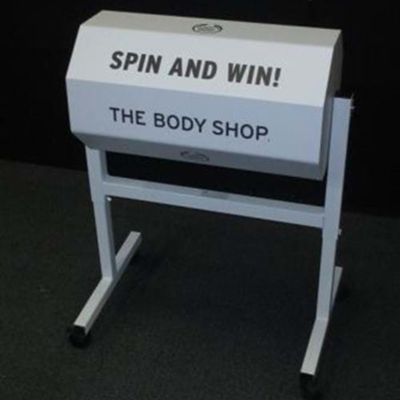 Raffle barrel with your own artwork