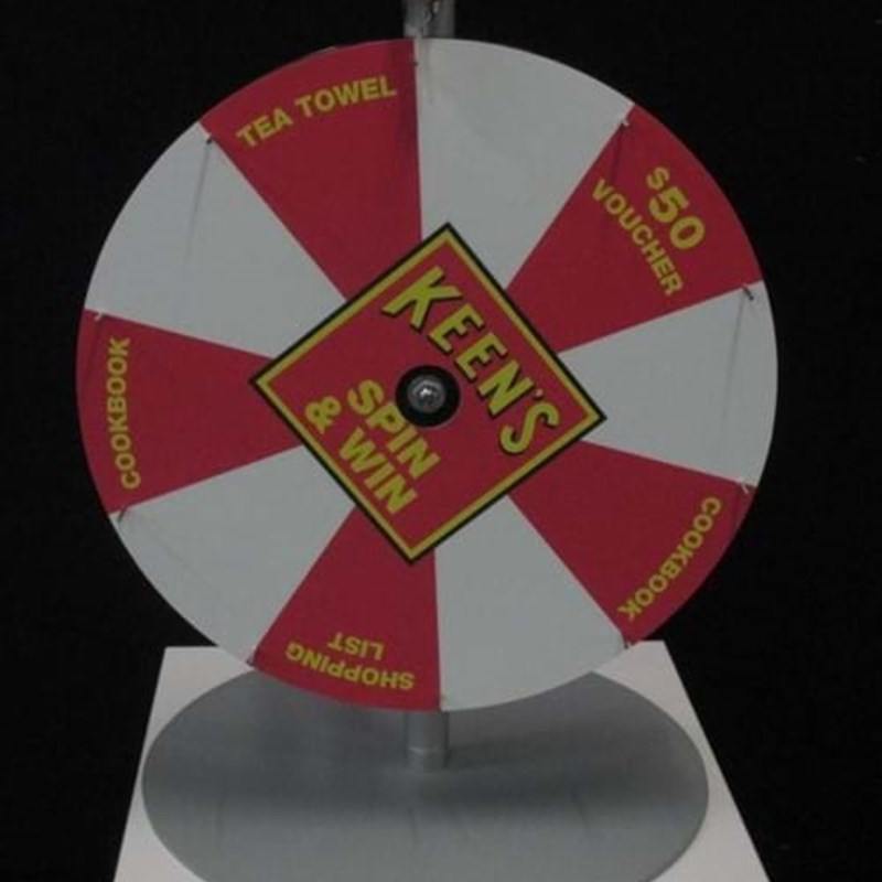 Portable prize wheel