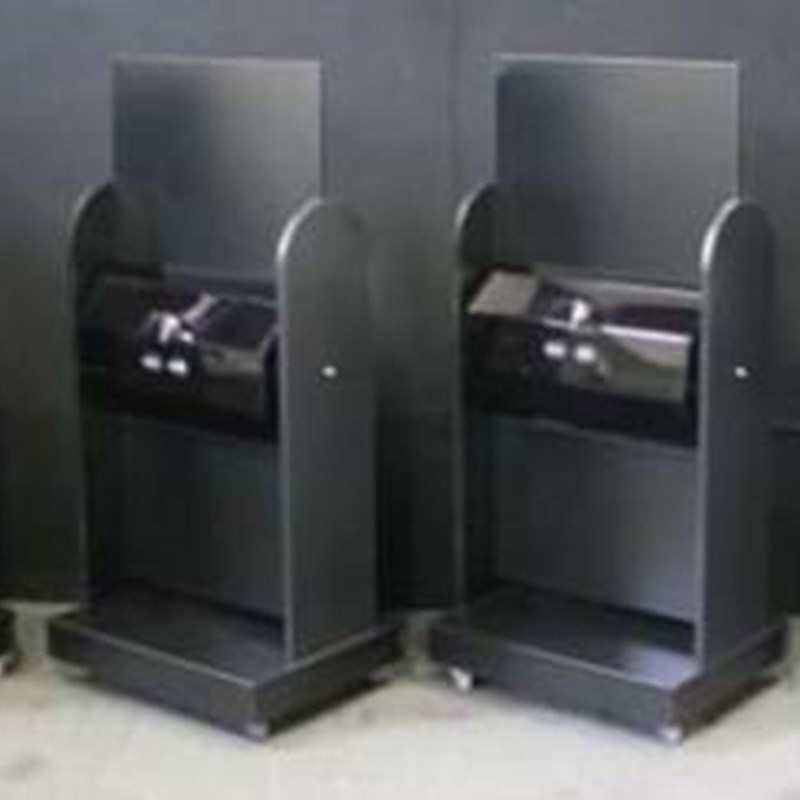 Shopping centre raffle barrels