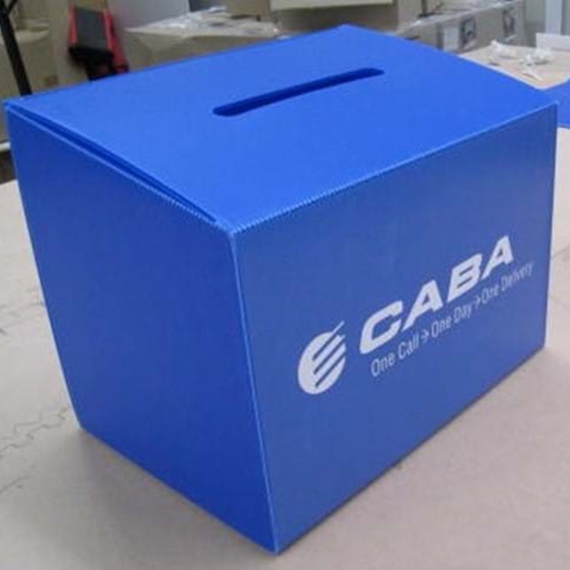 Fold-flat Polypropylene Entry Box with Print