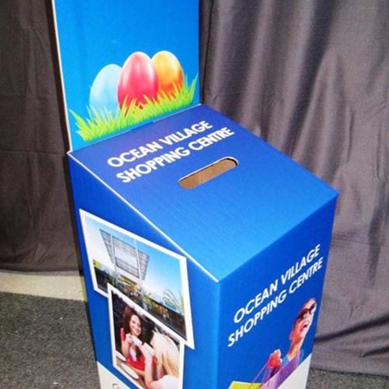 Cardboard display stands