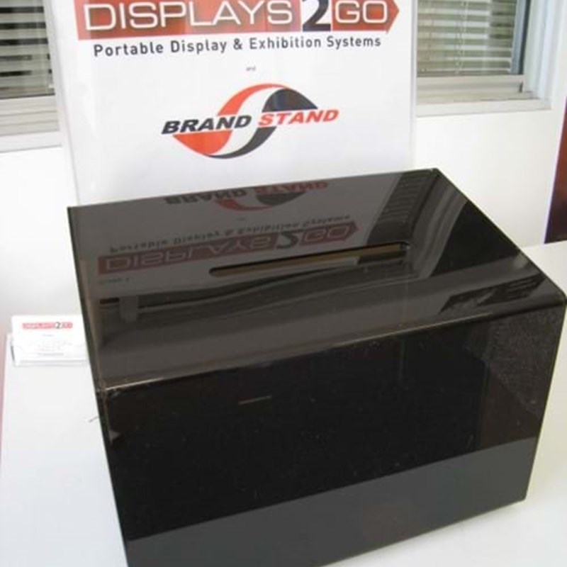 A4 acrylic box smoked