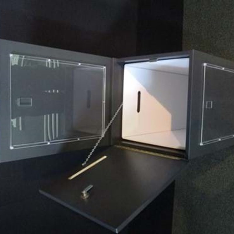 Suggestion box with lock