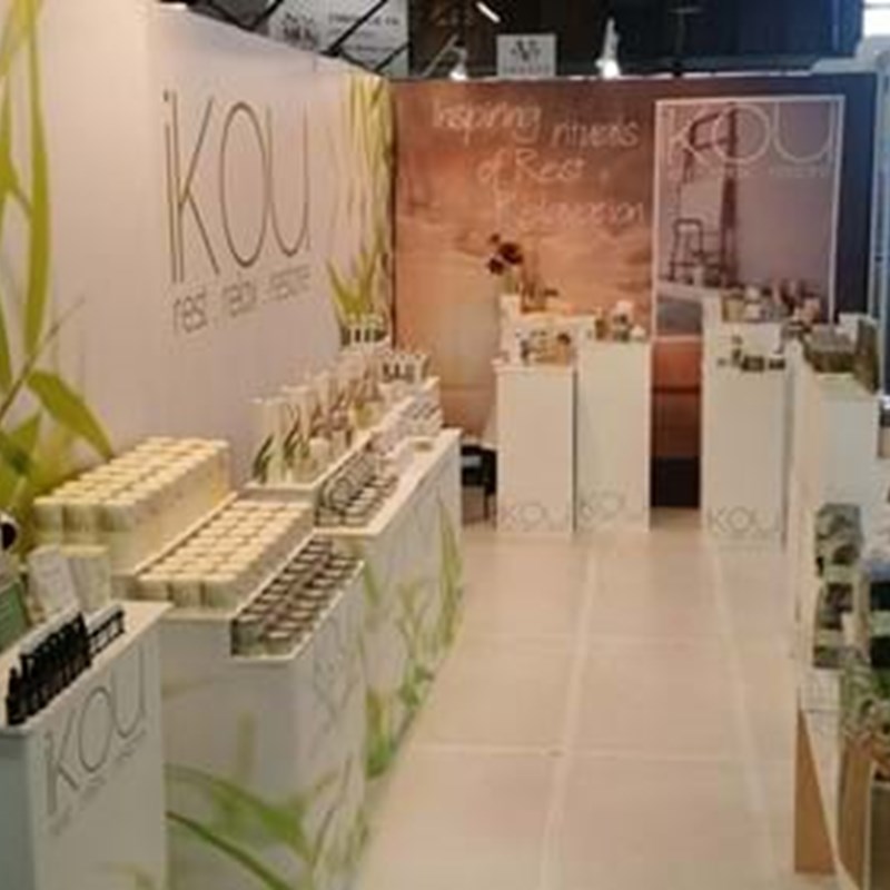 Expo graphics and plinths