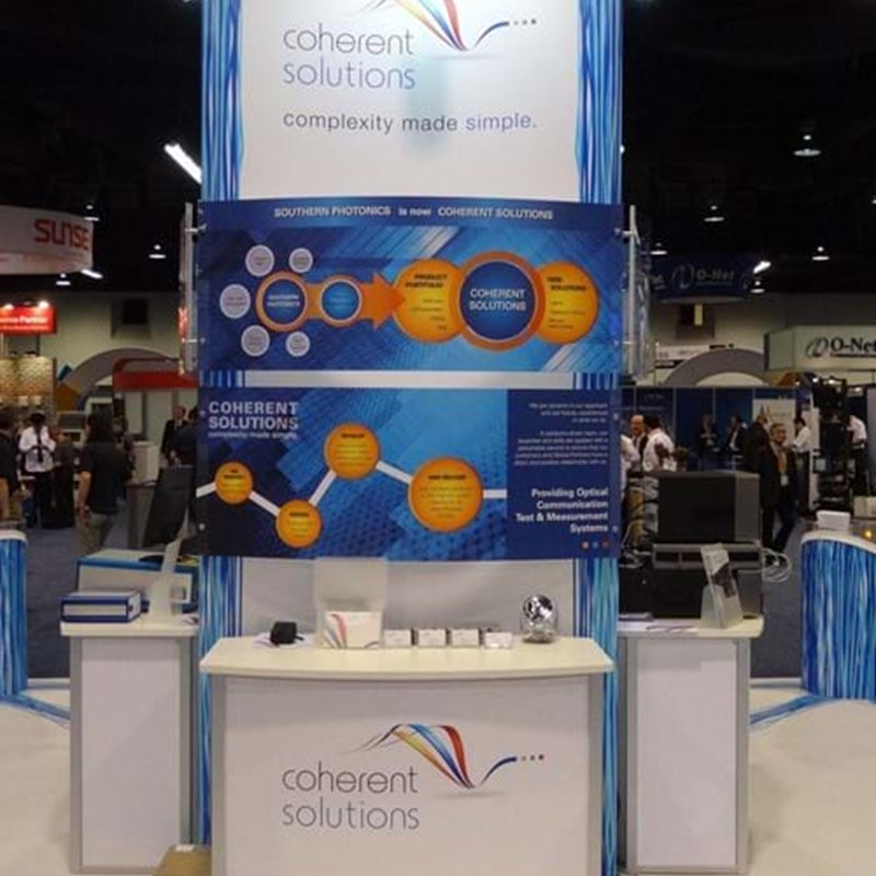 Island booth display