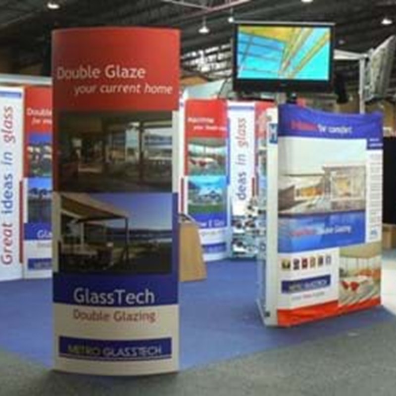 Ellipse shape expo towers