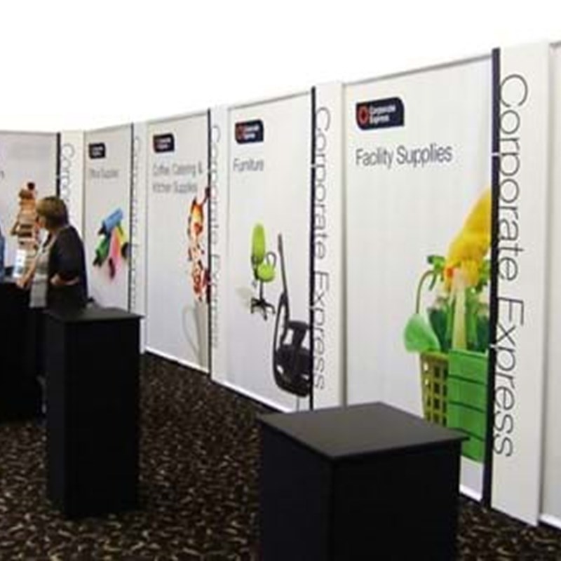 Tower and Fabric Drop Exhibition Stand