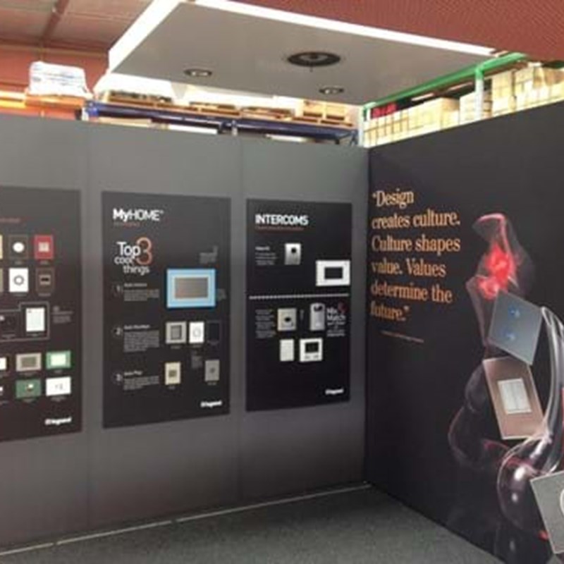 Trade show graphics