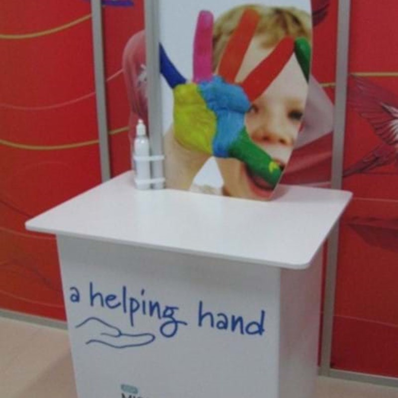 Portable dispenser display