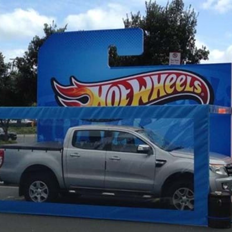 Hot wheels oversize display