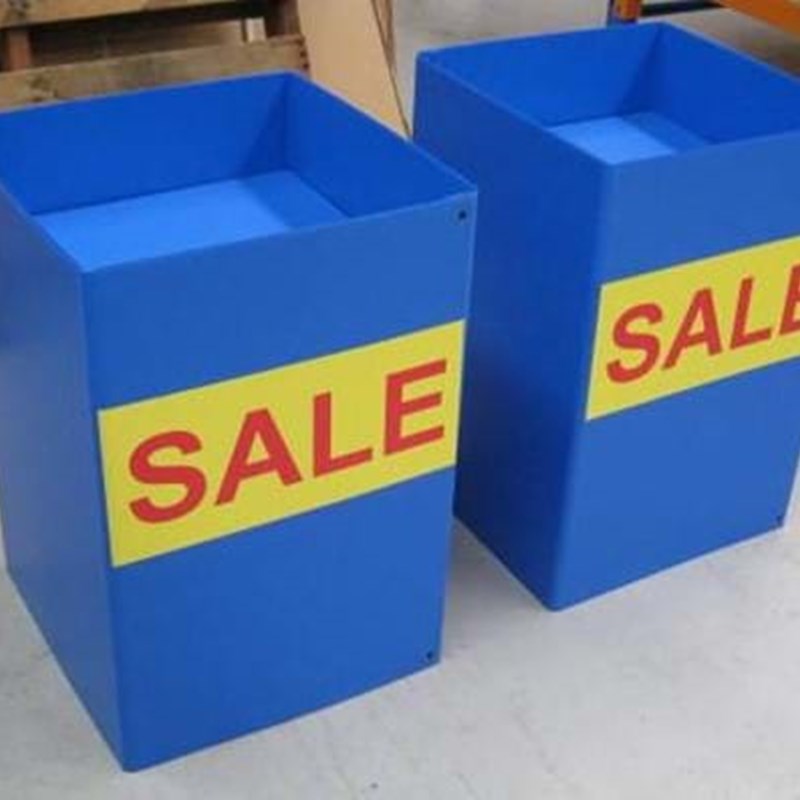 Plastic display stands