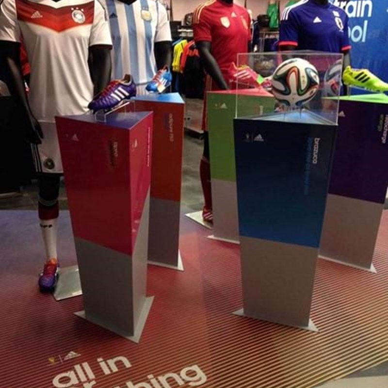 Acrylic display stands