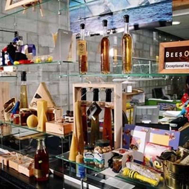 Shop shelves
