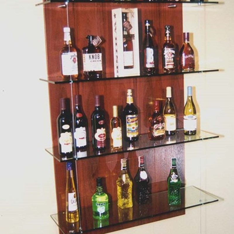 Glass shelves