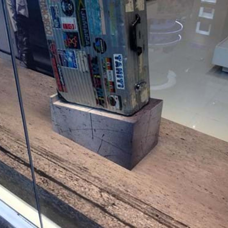 Angled display stand