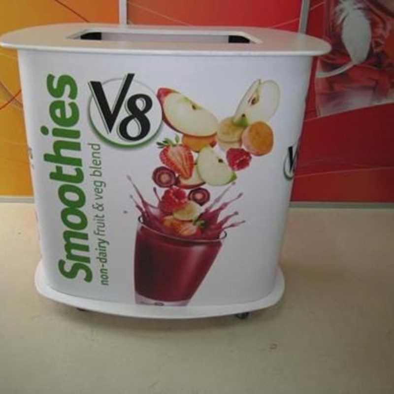 Juice sampling trolley
