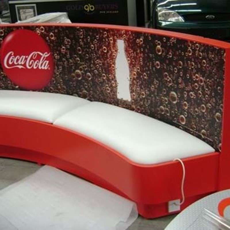 Custom furniture for coke