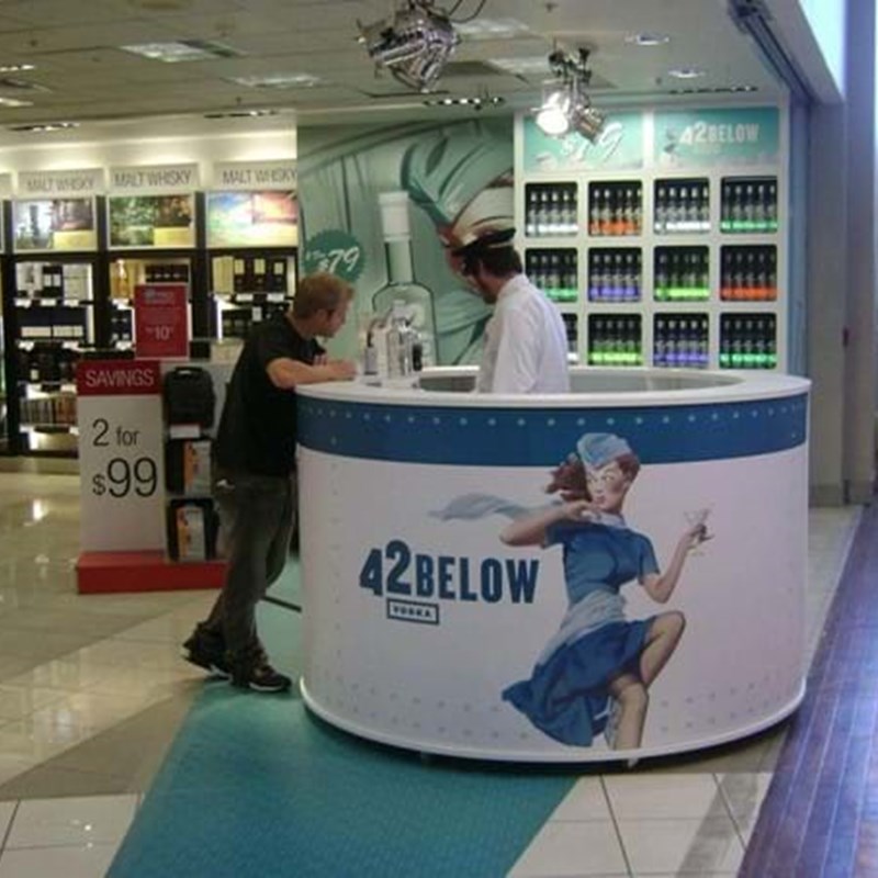 Shop display stands
