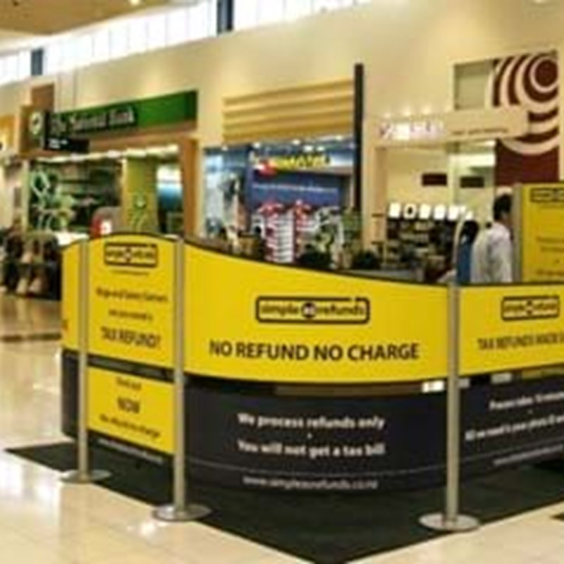 Booth mall display